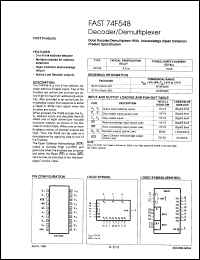 Click here to download N74F548D Datasheet