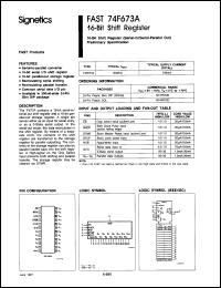 Click here to download N74F673AD Datasheet