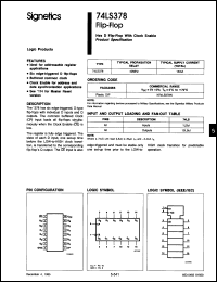 Click here to download N74LS378FB Datasheet