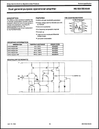 Click here to download NE4558FE Datasheet