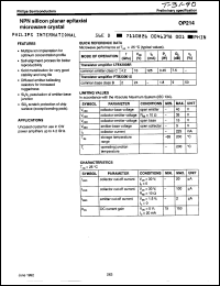 Click here to download OP214 Datasheet