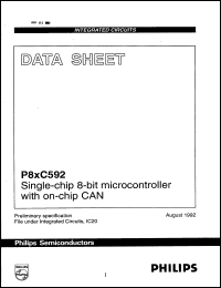 Click here to download P87C592EFAA Datasheet