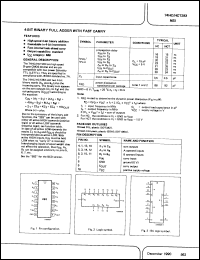 Click here to download PC74HCT283T Datasheet