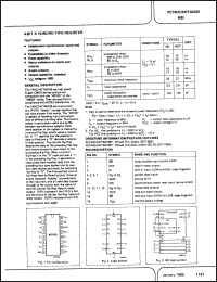 Click here to download PC74HC40105P Datasheet