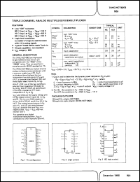 Click here to download PC74HC4053P Datasheet