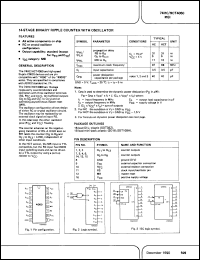 Click here to download PC74HC4060P Datasheet