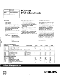 Click here to download PCD4421TD Datasheet