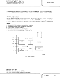 Click here to download PCF1254TD Datasheet