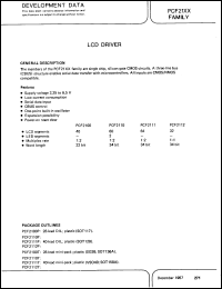 Click here to download PCF2110P Datasheet