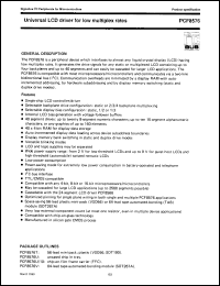 Click here to download PCF8576V Datasheet