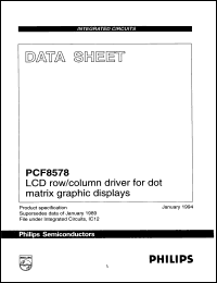 Click here to download PCF8578V Datasheet