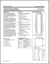 Click here to download PLV2500L35FA Datasheet