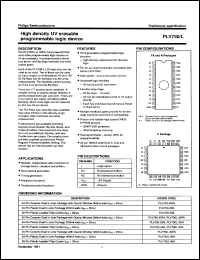 Click here to download PLV750-20FA Datasheet
