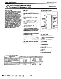 Click here to download SA627N Datasheet