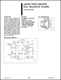 Click here to download SA747CN Datasheet