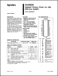 Click here to download SAA5025DN Datasheet