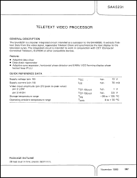 Click here to download SAA5231N Datasheet