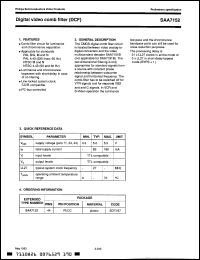 Click here to download SAA7152WPA Datasheet