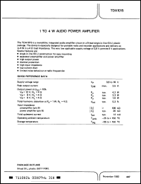 Click here to download TDA1015TD Datasheet