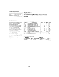 Click here to download TDA1534N Datasheet