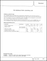 Click here to download TDA2507 Datasheet