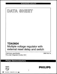 Click here to download TDA3604 Datasheet