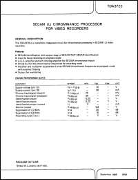 Click here to download TDA3725 Datasheet