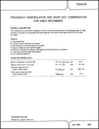 Click here to download TDA3730 Datasheet