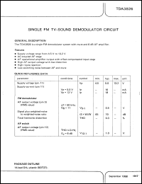 Click here to download TDA3826 Datasheet