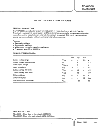 Click here to download TDA6800TD Datasheet