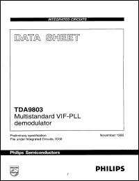 Click here to download TDA9803T Datasheet