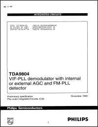 Click here to download TDA9804 Datasheet