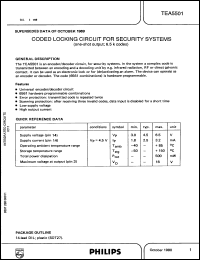 Click here to download TEA5501N Datasheet