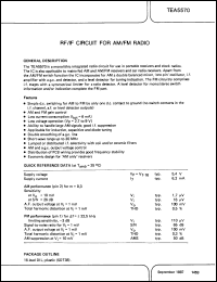 Click here to download TEA5570N Datasheet