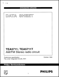 Click here to download TEA5711N Datasheet