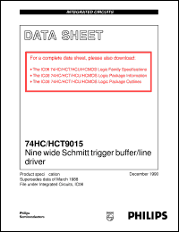 Click here to download 74HCT9015DB Datasheet