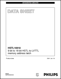 Click here to download HSTL16918DGG Datasheet