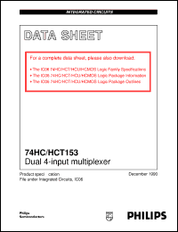 Click here to download 74HC-HCT153 Datasheet