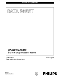 Click here to download MAX810TD Datasheet