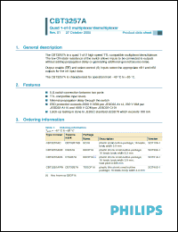 Click here to download CBT3257APW Datasheet