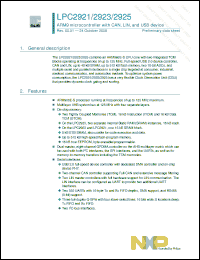 Click here to download LPC2921FBD100 Datasheet