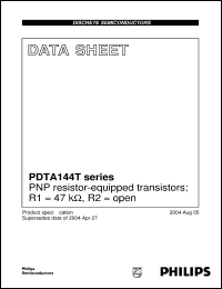 Click here to download PDTC144TE Datasheet