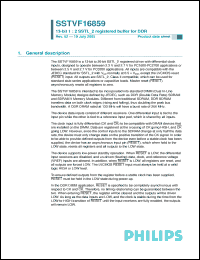 Click here to download SSTVF16859BS Datasheet