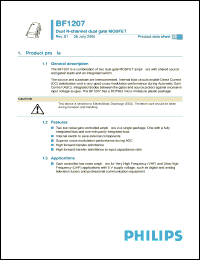 Click here to download BF1207 Datasheet