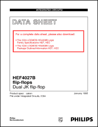 Click here to download HEF4027BPN Datasheet