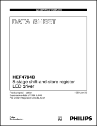 Click here to download HEF4794BPN Datasheet