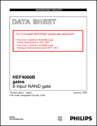 Click here to download HEF4068BDF Datasheet