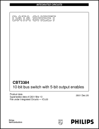 Click here to download CBT3384PW Datasheet