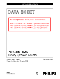 Click here to download 74HC4516N Datasheet