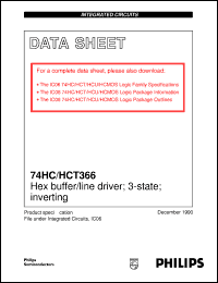 Click here to download 74HC366DB Datasheet